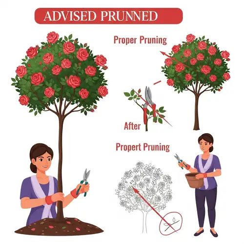 Rose Tree Pruning Guide: Steps for Healthy Blooms