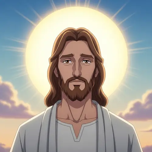 Animated Version of Jesus: Reverent Depiction