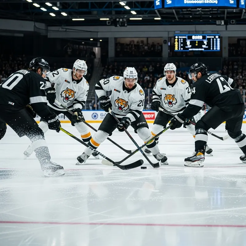 Hockey Dominance: White Team vs. Black Team Showdown