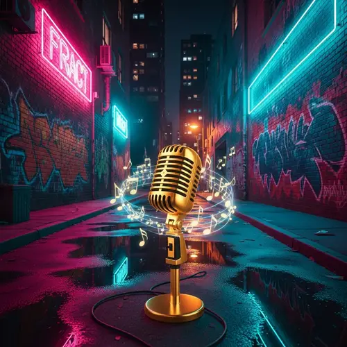 Urban Trap Music Cover | Neon Alleyway Inspiration