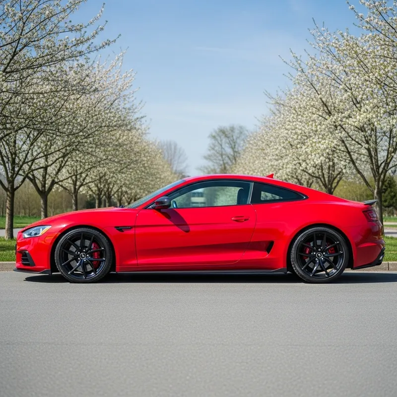 Red Car Driving | Stylish & Speedy