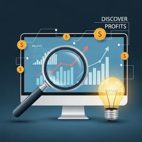 Discovering Profits Online: Sleek & Modern Design