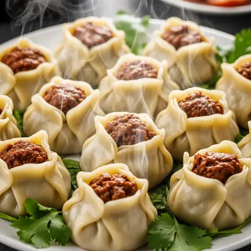 Delicious Manti Dumplings with Spiced Meat | Freshly Prepared