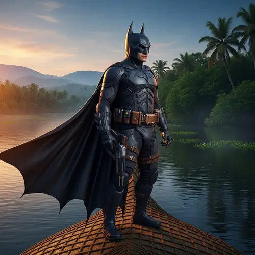 Caped Crusader in Kerala: Guardian of Tropical Landscapes