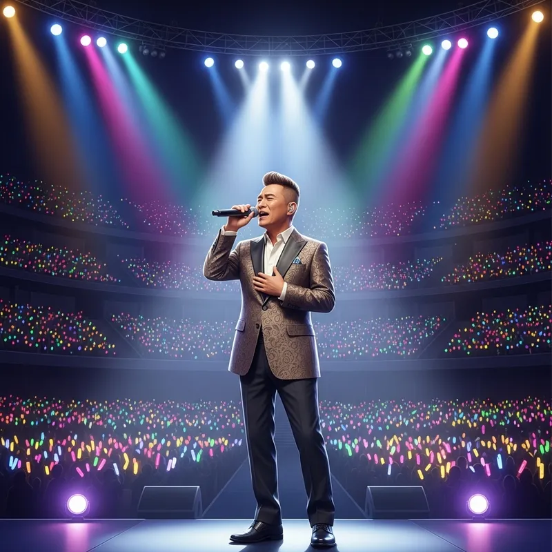 Captivating Super Idol Concert Performance Image