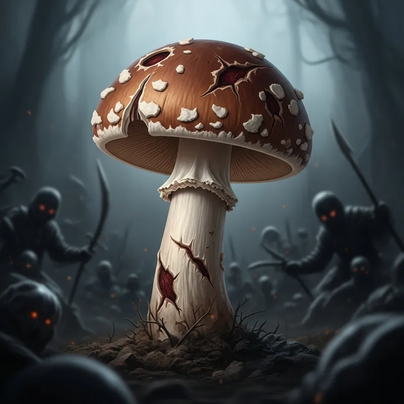 Heroic Mushroom: Defying Malevolent Forces with Resilience