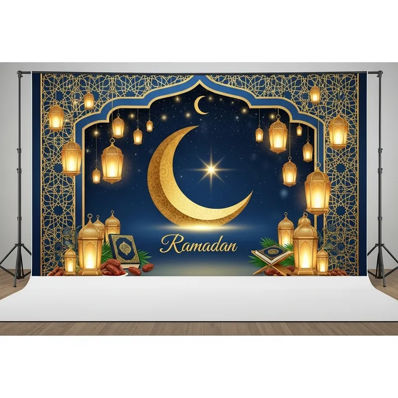 Ramadan Studio Backdrop | Enchanting Holy Month Scene