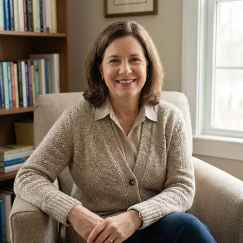 Warm & Approachable Therapist Headshot - USA