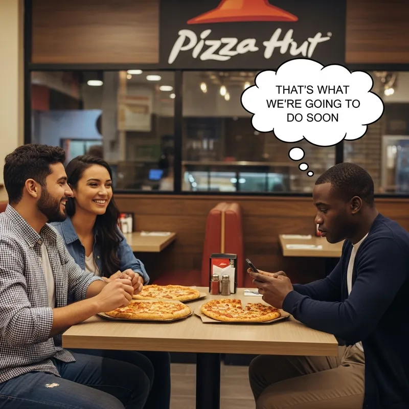 Romantic Pizza Hut Date | Inlove Couples Enjoying Pizza