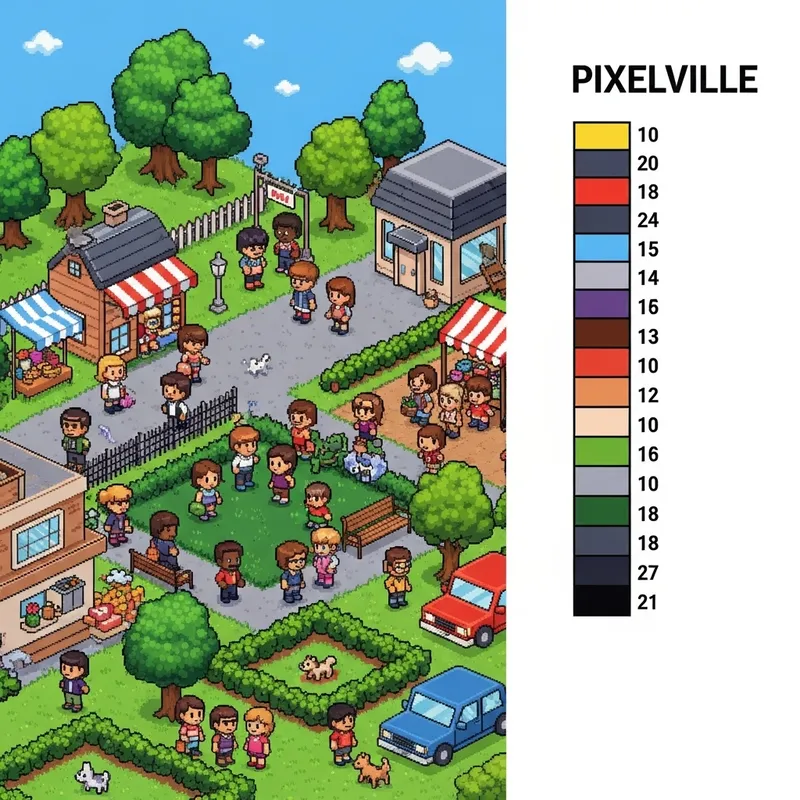 Explore the Vibrant Pixelville Community