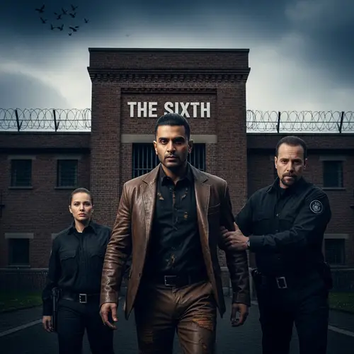 The Sixth Prison - South Asian Male in Distressed Leather Suit