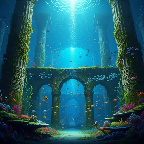 Atlas Underwater Palace: A Mythical Ocean Realm
