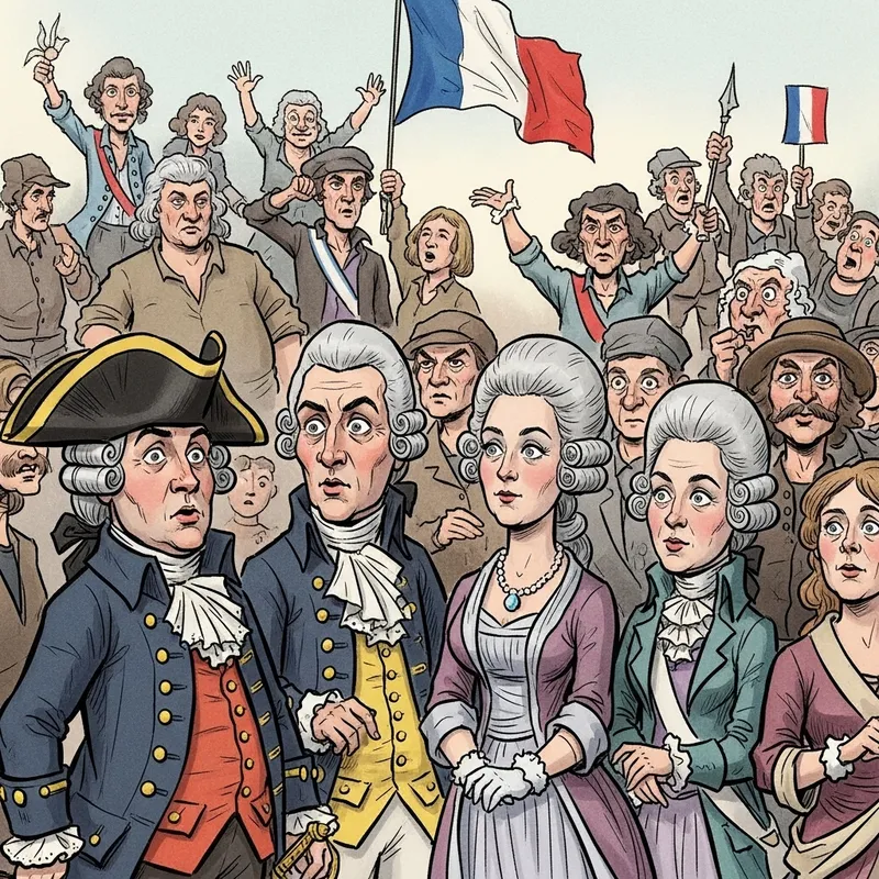 French Revolution Caricature: Depiction of Social Classes