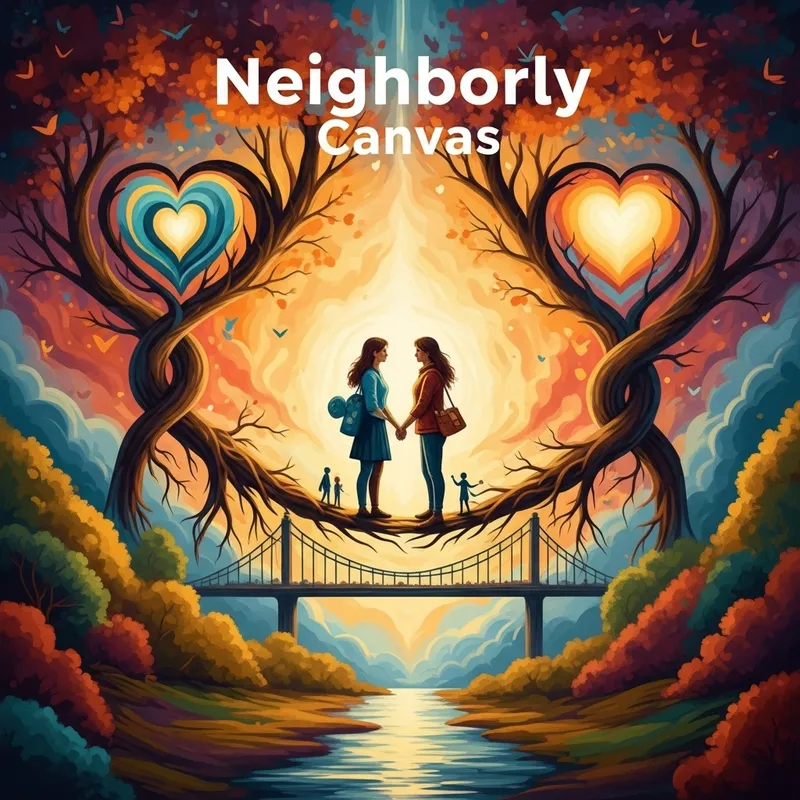 Envisioning Love & Hope: Neighborly Canvas Artwork