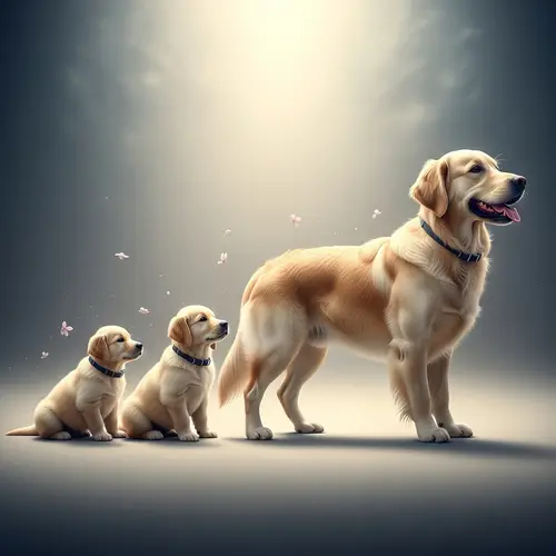Surreal Golden Retriever Evolution | Charm to Elegance