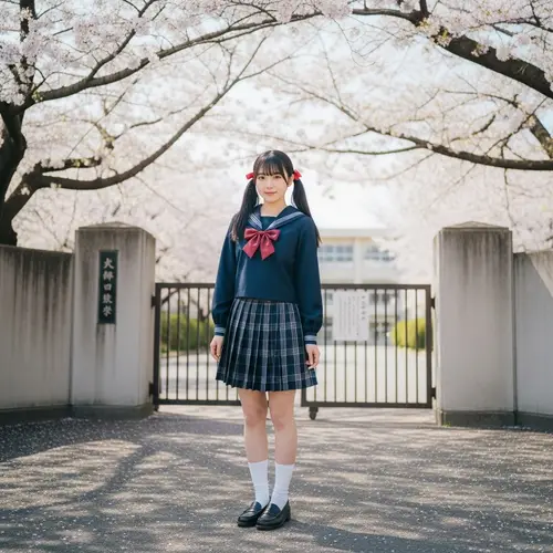 Classic Japanese School Uniform | JK Style with Navy Sailor Suit
