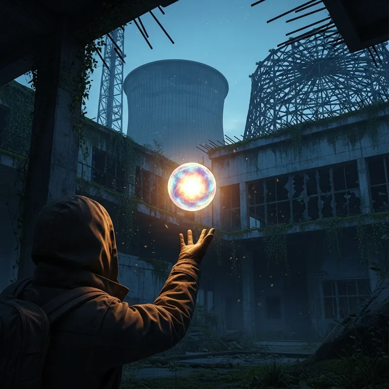 Stalker Reaches Luminous Artifact, Chernobyl Ruins