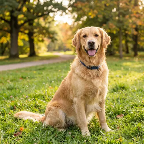 Golden Retriever Photo - Adorable Canine Moments