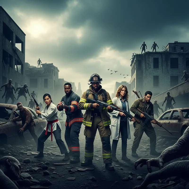 Survival Amidst Zombie Attack: A Story of Suspense and Action