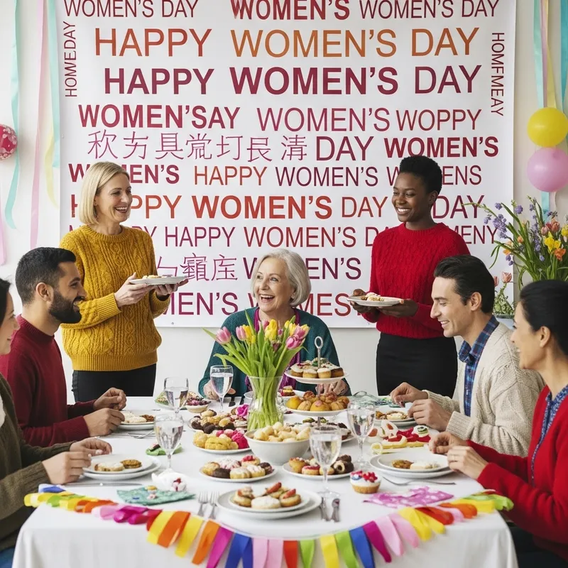 International Women's Day Celebration | Diverse Group Smiling