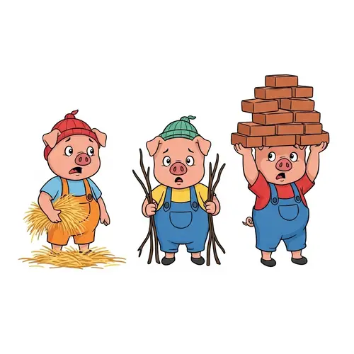 Protect Your Site: Three Little Pigs Building Houses