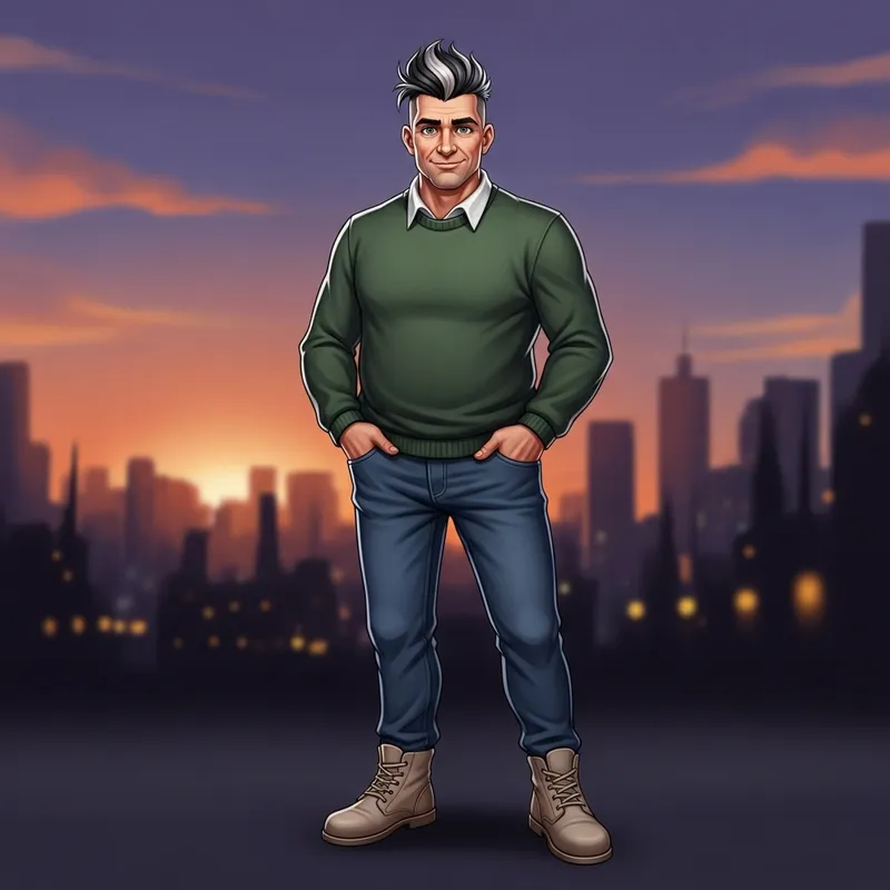 Middle-Aged Caucasian Man