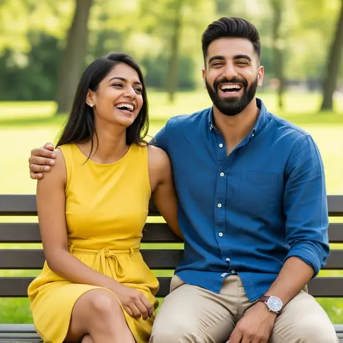 Happy Friends Enjoying a Sunny Day in the Park