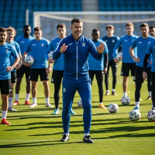Charismatic Soccer Coach Leading Team Practice | Luis Enrique