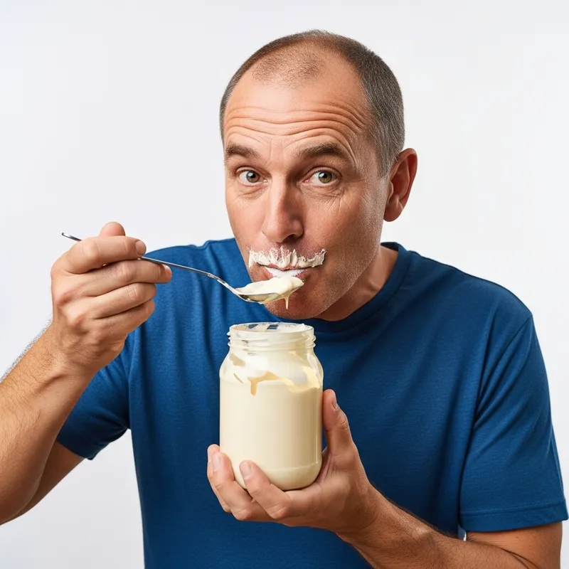 Kenneth Griffin Greedily Devours Jar of Mayonnaise Kenneth Griffin Greedily Devours Jar of Mayonnaise