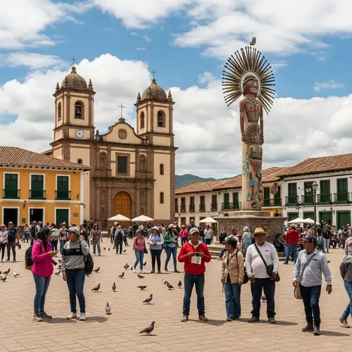 Chía's Central Square: Historical Charm and Rich Heritage