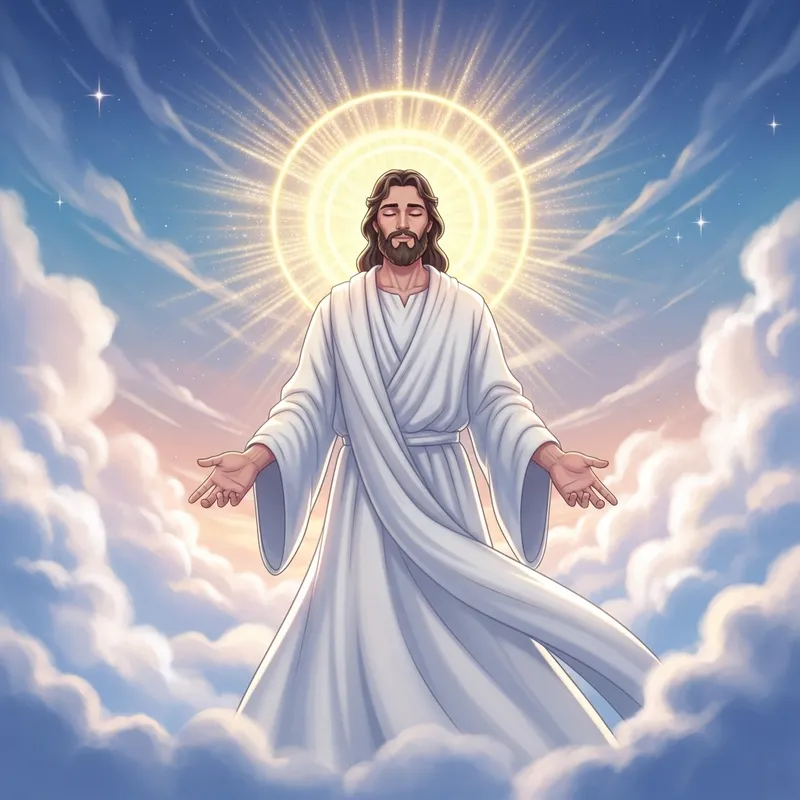 Heavenly Jesus Christ: Divine Light and Love