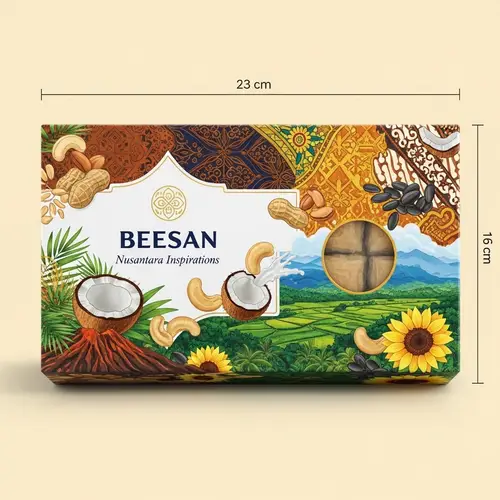 Luxurious Baklava Packaging Design with Indonesian Inspiration
