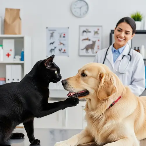 Professional Pet Healthcare Clinic | Vet with Cat and Dog