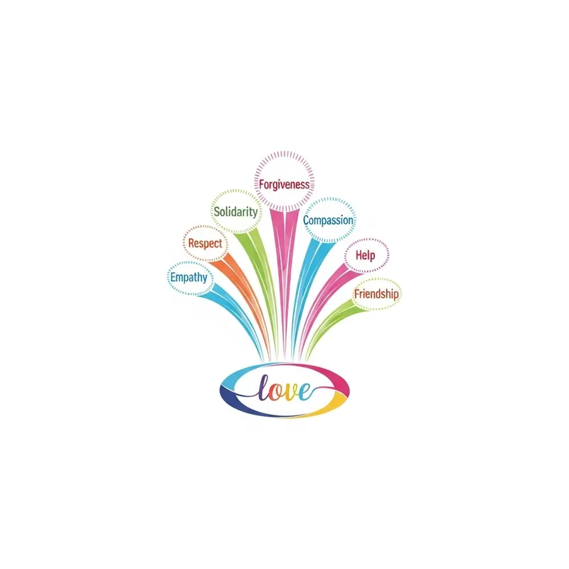 Pastel Love Logo Design with Meaningful Words