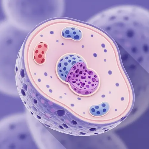 Heterokaryotic Fragment Icon | 3D Cellular Structure