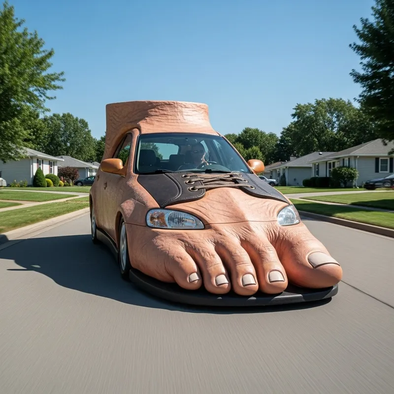 Innovative Car Design: Foot Car Model Innovative Car Design: Foot Car Model
