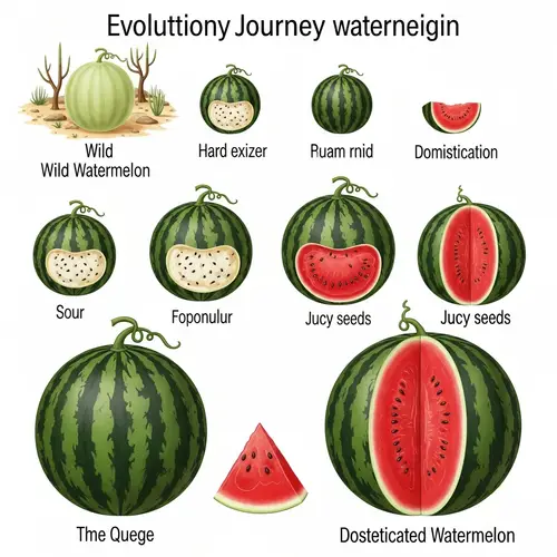Evolution of Watermelon: From Wild to Domesticated