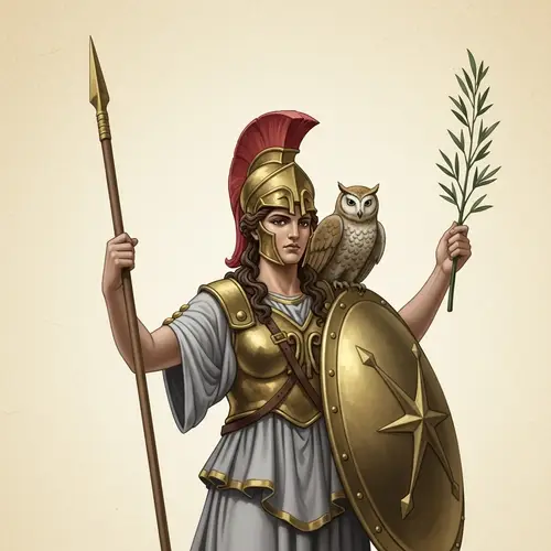 Athena, Goddess of Wisdom and Warfare: Strategy, Intellect, Courage