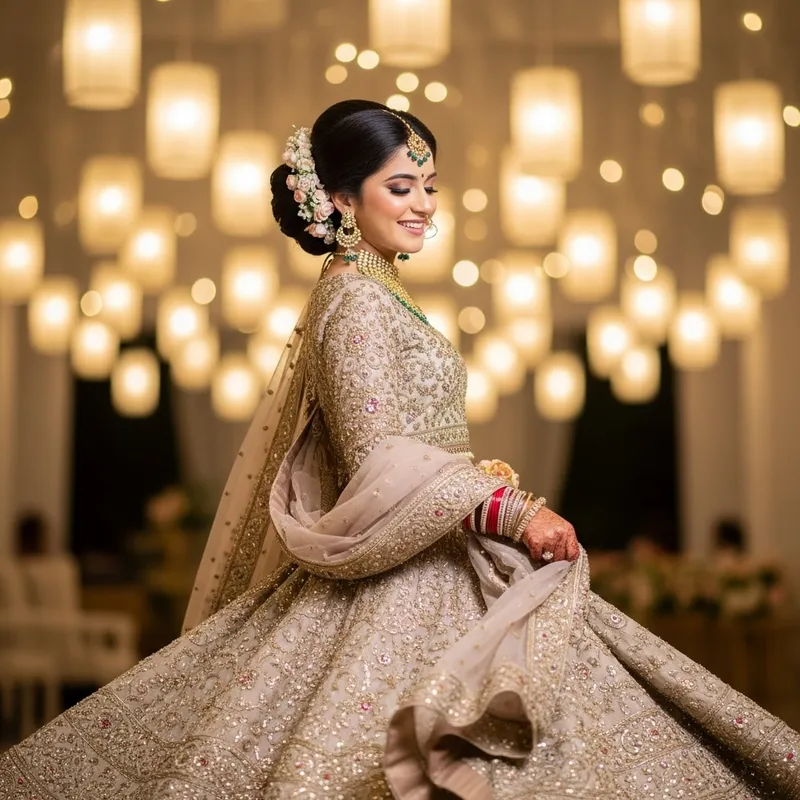 Adorable Bride in Exquisite Wedding Gown - Blissful Occasion | Website Name