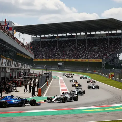 F1 Race at Brno Circuit, Czech Republic