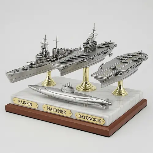 Nautical Trophy: Destroyer Ship, Aircraft Carrier, Submarine