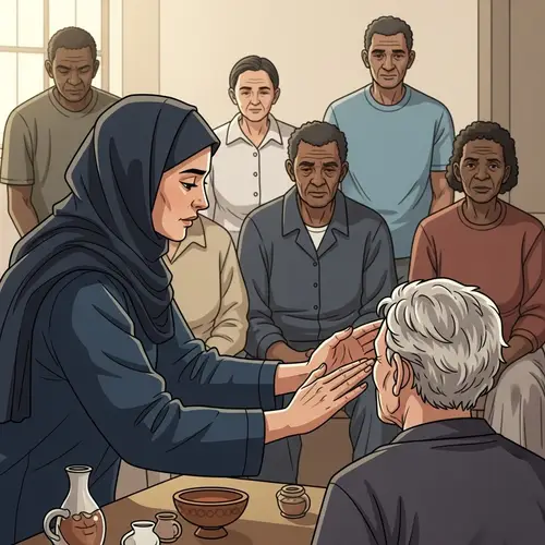 Spiritual Healer Assisting the Needy with Healing Rituals