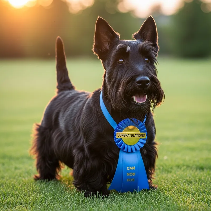Scottish Terrier Congratulations | Joyful Victory Pup