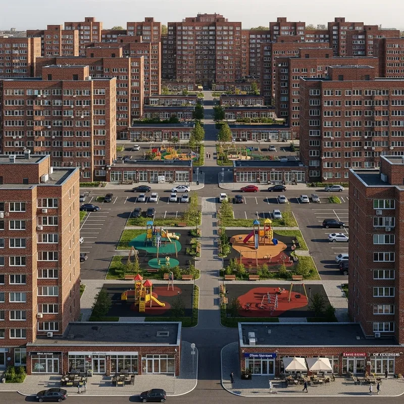 Vibrant Residential Complex with 15 Blocks and Family Amenities