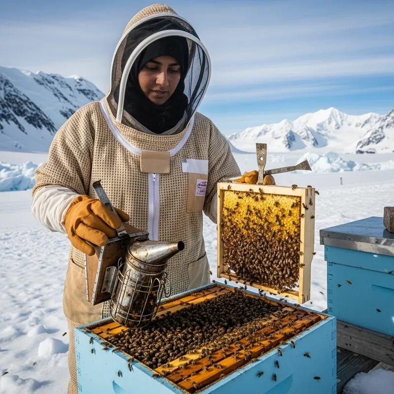 Antarctic Beekeeper: Survival in Extreme Cold
