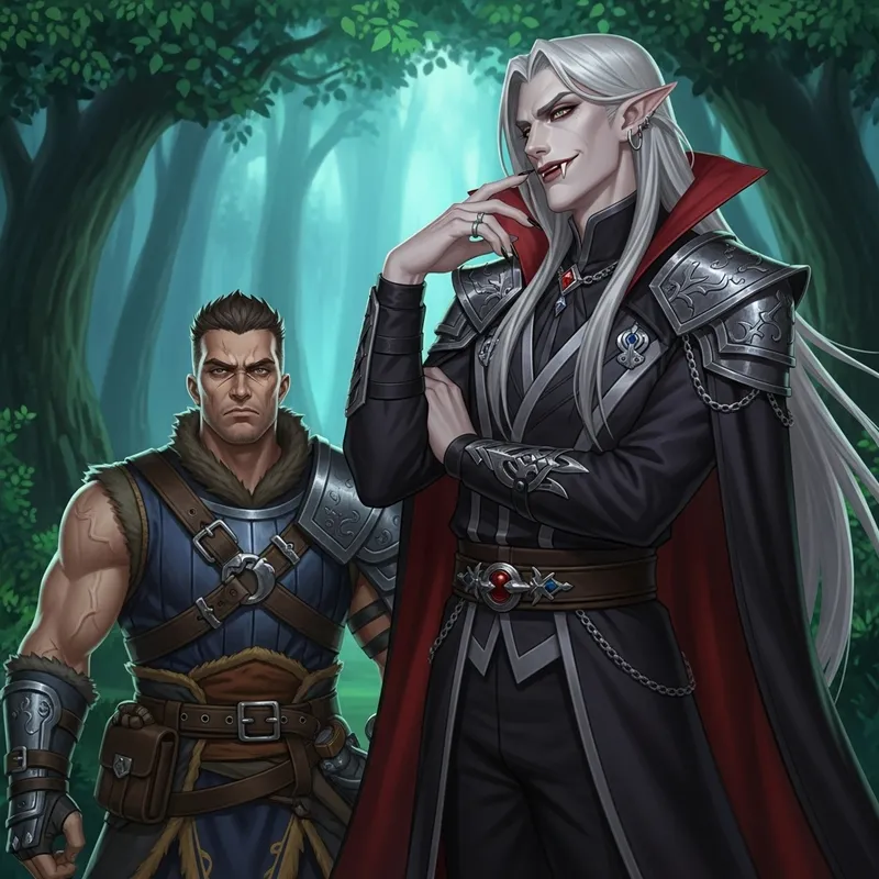 Astarion and Tav - Mystical Forest Encounter