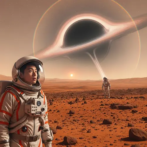 Exploring Mars: Asian Man's Curiosity and Hispanic Man's Dilemma