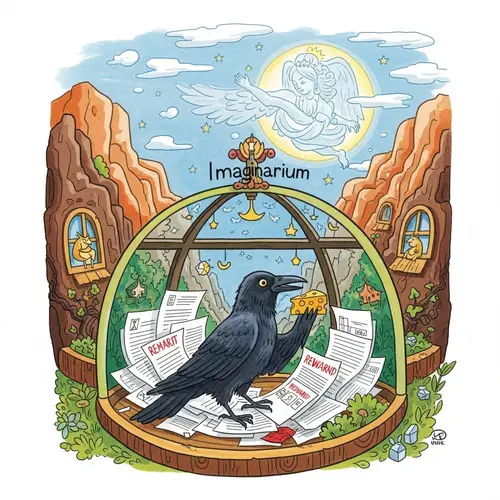 Fantastical Imaginarium: Crow, Cheese & Divine Intervention