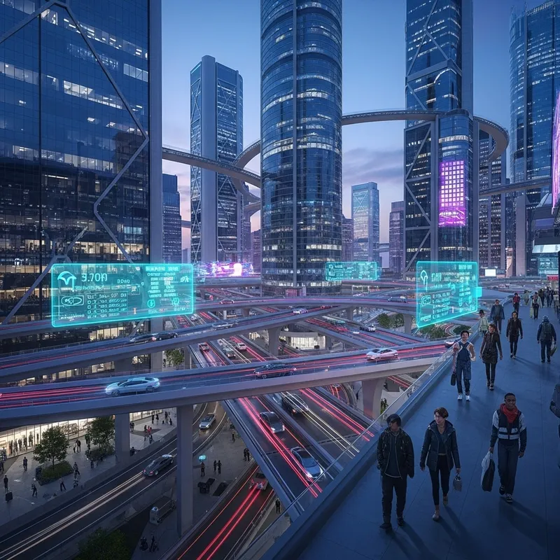 Efficient Routing in Futuristic City