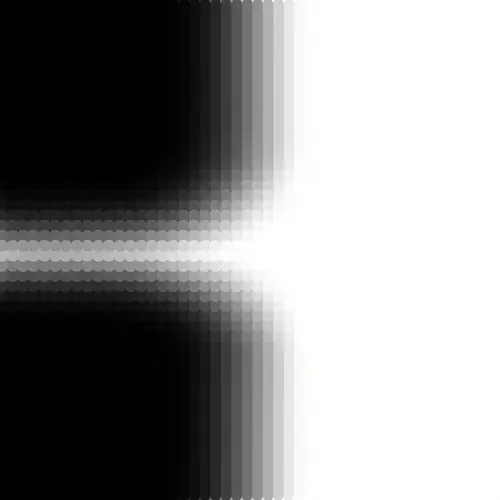 Black and White Gradient Effect using Bisection Method